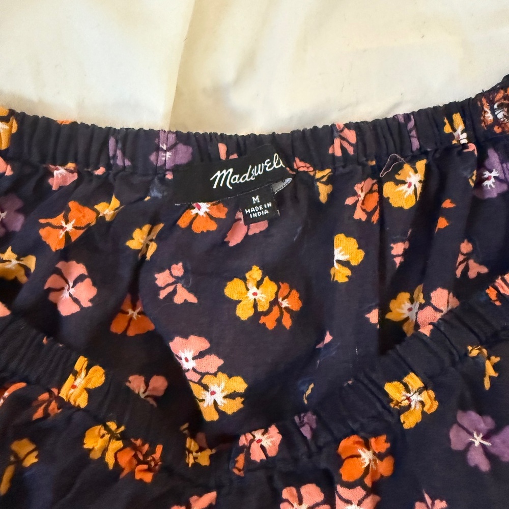 Madewell flower blouse